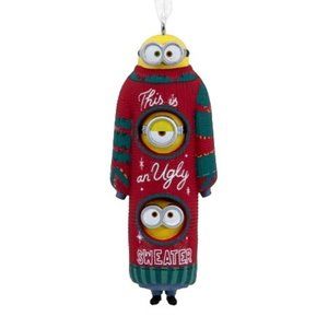 Hallmark Minion Ugly Sweater Tree Ornament